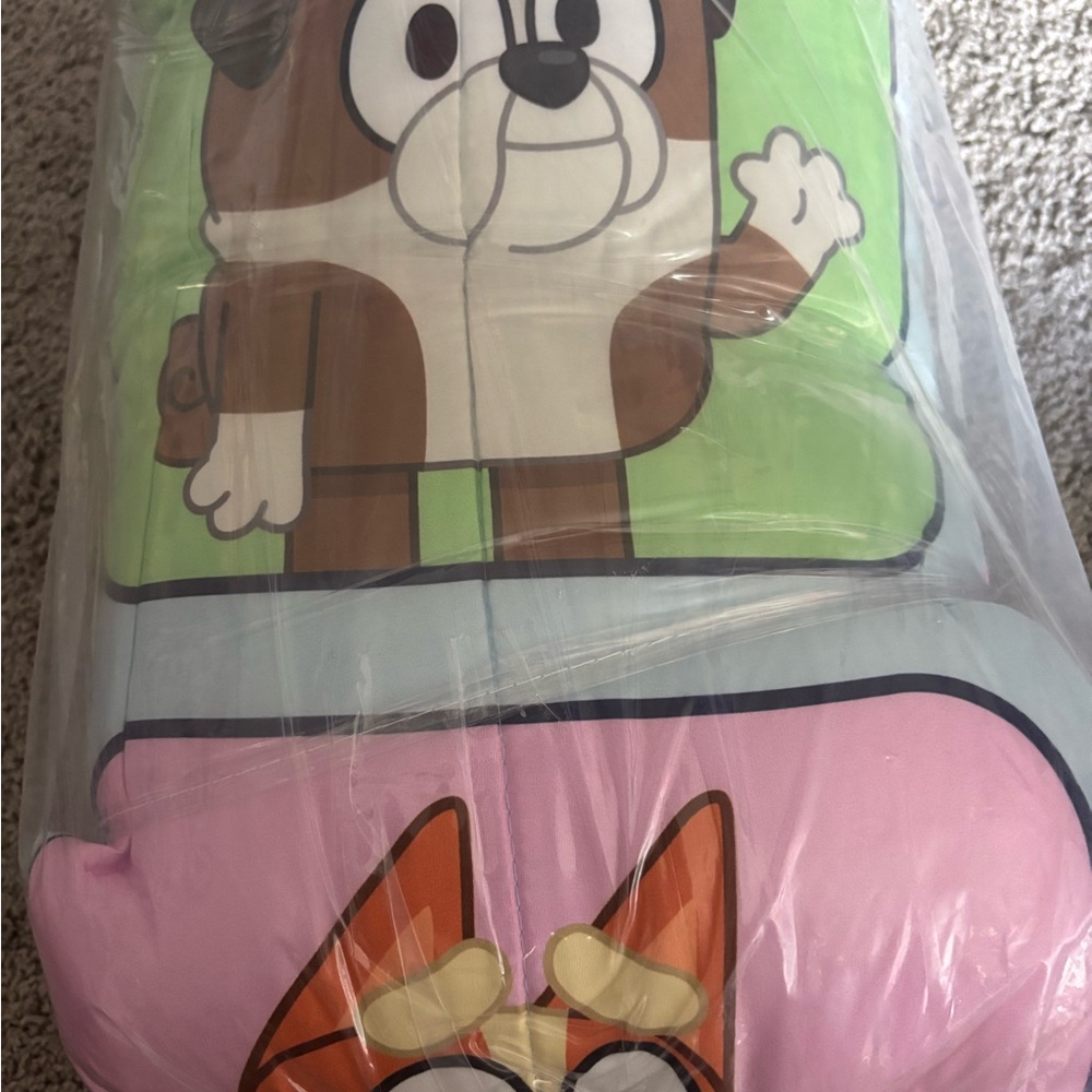 Children's Cartoon Animal Pillow Set - Pink & Green
